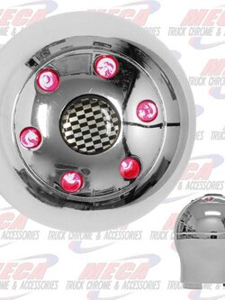GEARSHIFT KNOB OLD (D) STYLE 9 SPEED W/ RED LED'S