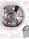 GEARSHIFT KNOB OLD (D) STYLE 9 SPEED W/ RED LED'S