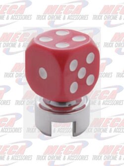 GEARSHIFT KNOB TOP W/ RED DICE
