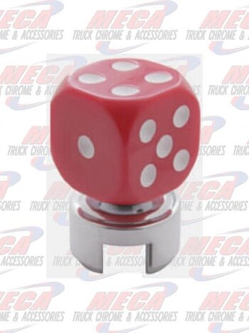 GEARSHIFT KNOB TOP W/ RED DICE