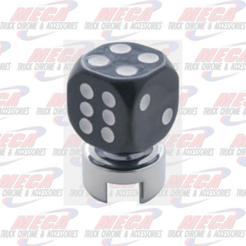 GEARSHIFT KNOB TOP W/ BLACK DICE