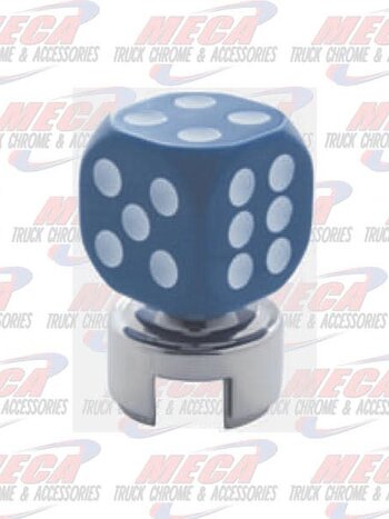GEARSHIFT KNOB TOP W/ BLUE DICE