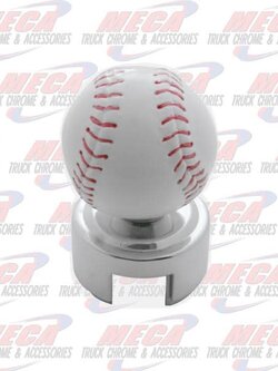 GEARSHIFT KNOB TOP W/ BASSEBALL TOP