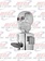 GEARSHIFT KNOB TOP W/ CHROME SKULL