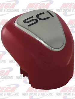 GEARSHIFT KNOB ECO RED OEM STYLE (13/18 SPD