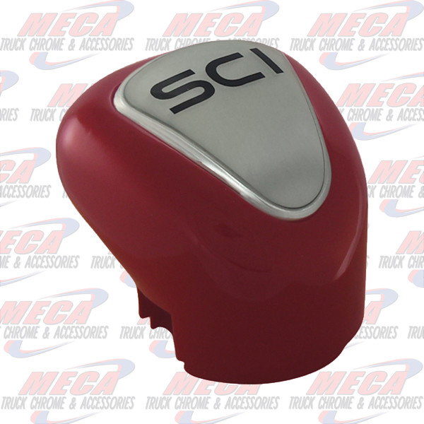 GEARSHIFT KNOB ECO RED OEM STYLE (13/18 SPD