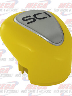 GEARSHIFT KNOB ECO YELLOW OEM STYLE (13/18 SPD