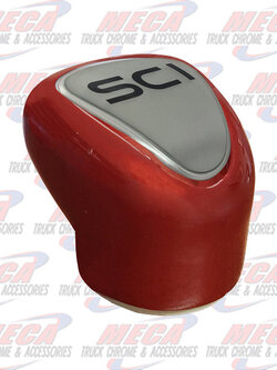 GEARSHIFT KNOB ECO RED OEM STYLE (9/10 SPD)