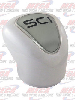 GEARSHIFT KNOB ECO WHITE OEM STYLE (9/10 SPD)