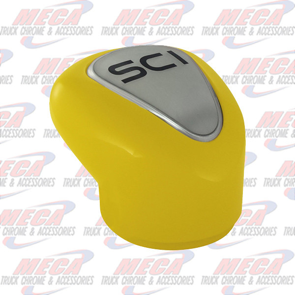 GEARSHIFT KNOB ECO YELLOW OEM STYLE (9/10 SPD)