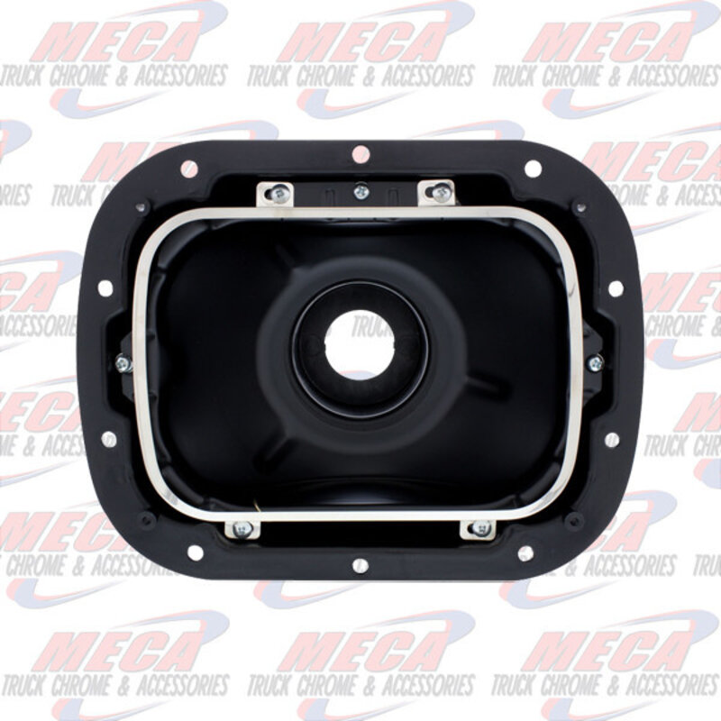SINGLE HEADLIGHT HOUSING BUCKET FOR LARGE RECTANGULAR 5X7 HEADLIGHTS
