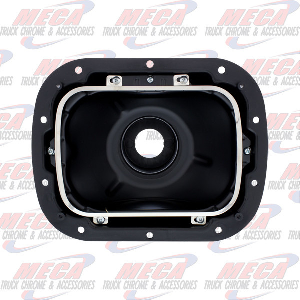 SINGLE HEADLIGHT HOUSING BUCKET FOR LARGE RECTANGULAR 5X7 HEADLIGHTS