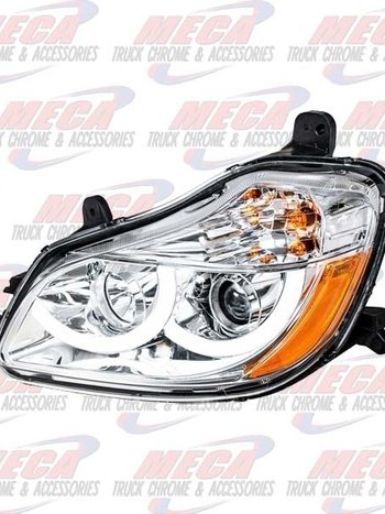 UNITED PACIFIC HEADLIGHT ASSEMBLY KW T680 DRIVER SIDE CHROME