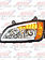 HEADLIGHT ASSEMBLY KW T660 T700 DRIVER CHROME PROJECTOR