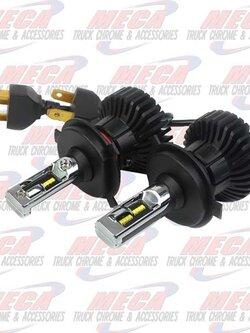 LED HEADLIGHT BULB H4 9003 6000 FLUX LUMENS