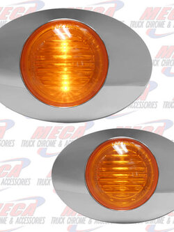 MILLENIUM LED M3 (SMALL) SERIES AMBER W/ AMBER LEN