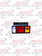TAIL LIGHT ASSEMBLY IMPORT/ISUZU PASSENGER SIDE