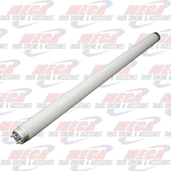 WHITE FLUORESCENT LIGHT, 12V, 15 WATTS, 17" L X 1" DIA. (T8)