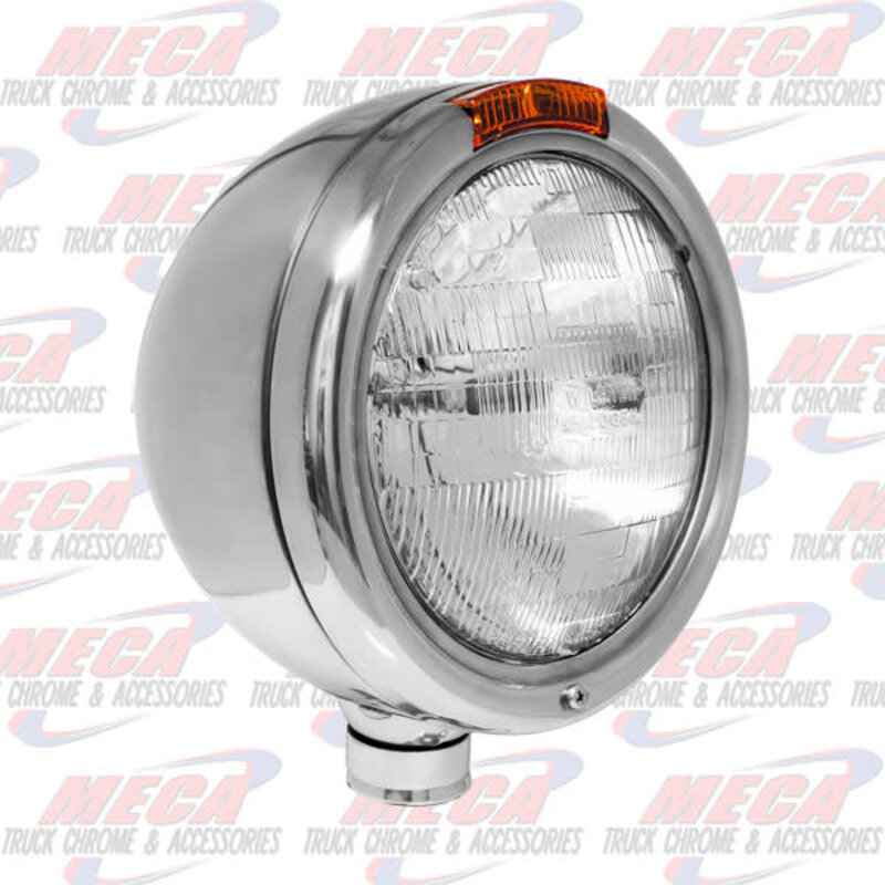HEADLAMP ROUND 7" PB OLD STYLE CURVED LENS EACH FOR JJ STYLE BRACKET