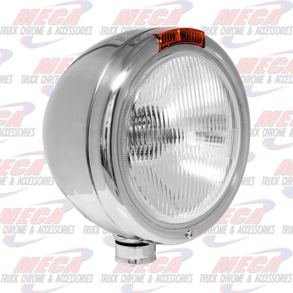 HEADLAMP ROUND 7" PB OLD STYLE FLAT LENS EACH FOR JJ STYLE BRACKET