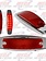 PB STYLE LIGHT LED RED 2-6ROWS