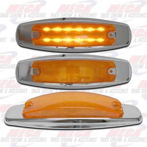 PB STYLE LIGHT LED AMBER 2- 6 ROWS 12 LEDS