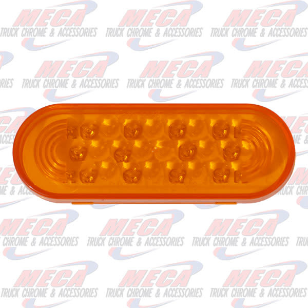 LIGHT OVAL AMBER GROTE LED
