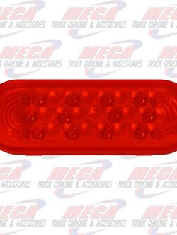 LIGHT OVAL RED GROTE LED LED