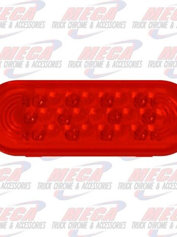 LIGHT OVAL RED GROTE LED LED