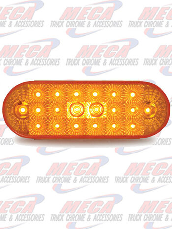 LIGHT OVAL SPYDER LED AMBER