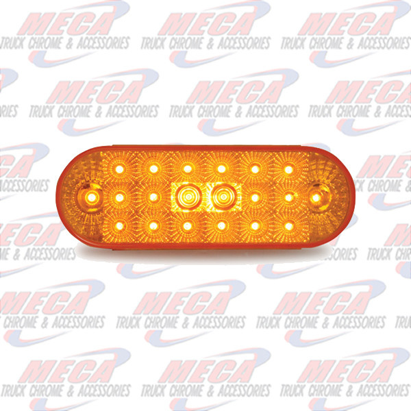 LIGHT OVAL SPYDER LED AMBER