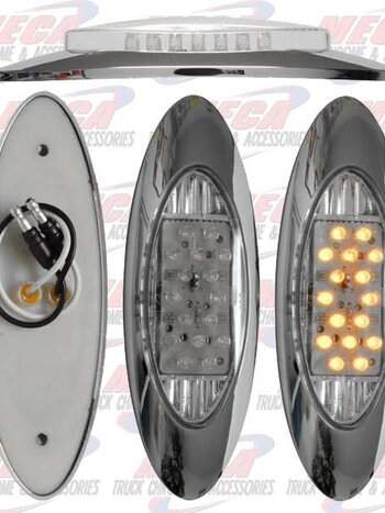 SIDE MARKER LGT GEN. LED CLEAR AMBER