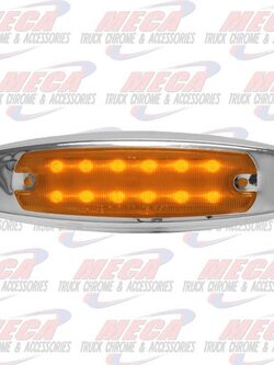 SIDE MARKER LGT PB STYLE LED AMBER 12 DIODES