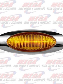 M1 LED STANDARD LIGHT AMBER W/ AMBER LENS