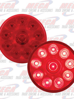 LED 4'' ROUND 10 RED DIODES