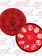 LED 4'' ROUND 10 RED DIODES