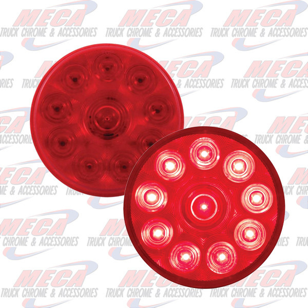 LED 4'' ROUND 10 RED DIODES