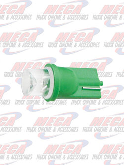 LED 194 BULB GREEN WEDGE BASE