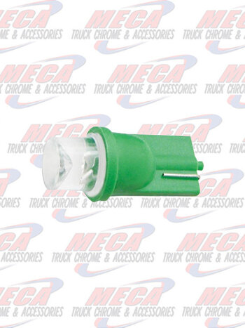 LED 194 BULB GREEN WEDGE BASE