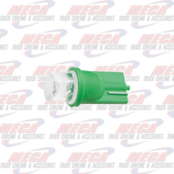 LED 194 BULB GREEN WEDGE BASE