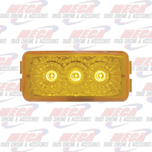 LED SMALL DUALLY STYLE AMB W/ REFLECTORS