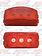 LED SMALL DUALLY STYLE RED W/ REFLECTORS