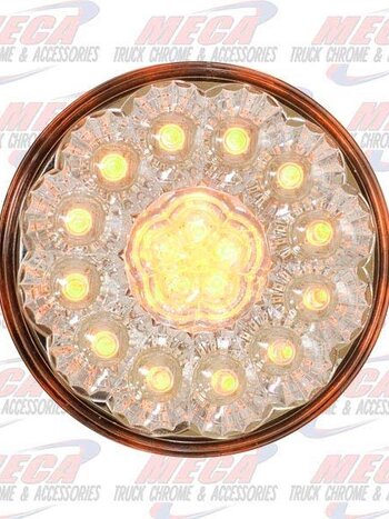 LED 4'' SUPERLITE STYLE CLEAR AMBER