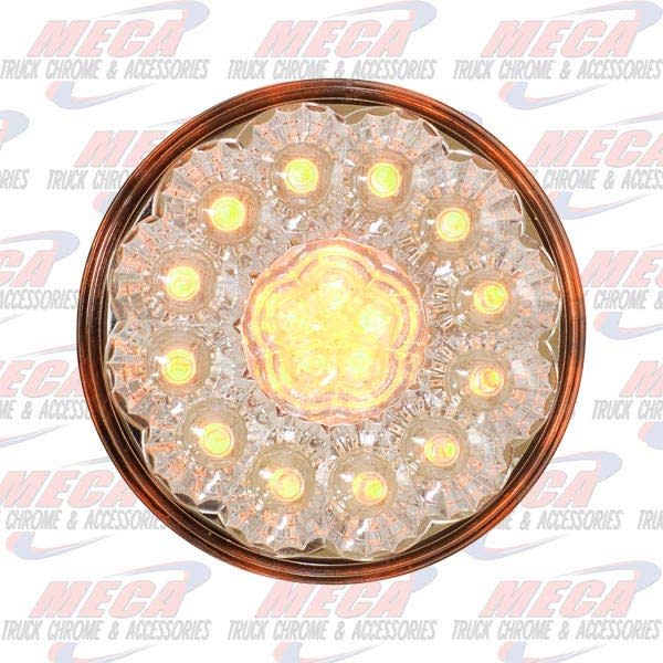 LED 4'' SUPERLITE STYLE CLEAR AMBER