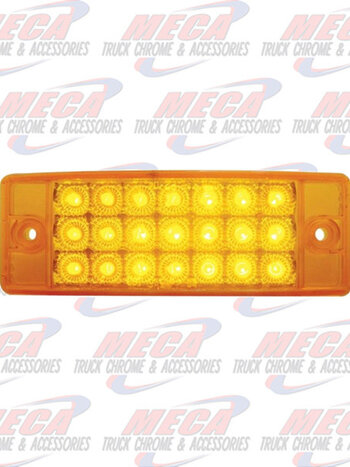 TRAILER LIGHT 21 LED'S AMBER