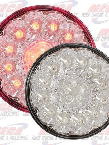 LED 4'' SUPERLITE STYLE CLEAR RED