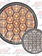 LED 4'' 19 DIODE AMBER CLEAR W/ REFLECTORS