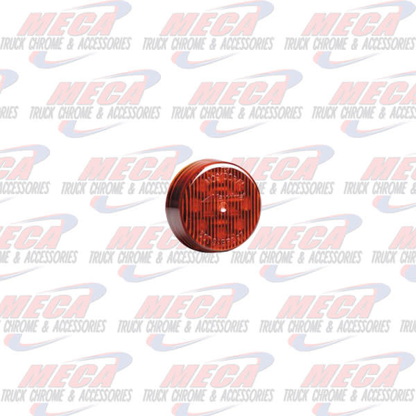 2" Round Red Dual Voltage 12/24 VDC