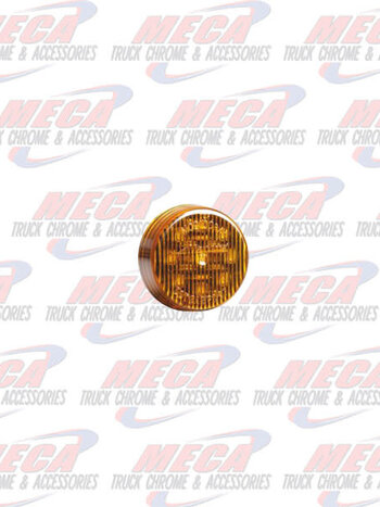 2" Round Amber Dual Voltage 12/24 VDC