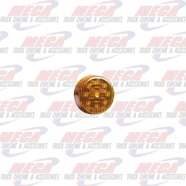 2" Round Amber Dual Voltage 12/24 VDC